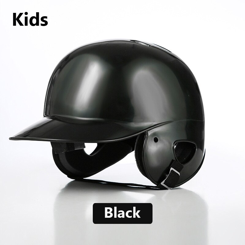 Honkbal Helm Volwassen Kinderen Kids Studenten Softbal Batting Helm Duurzaam Tiener Hoofd-Bescherming Hoed Rijden Helm: Black Kid