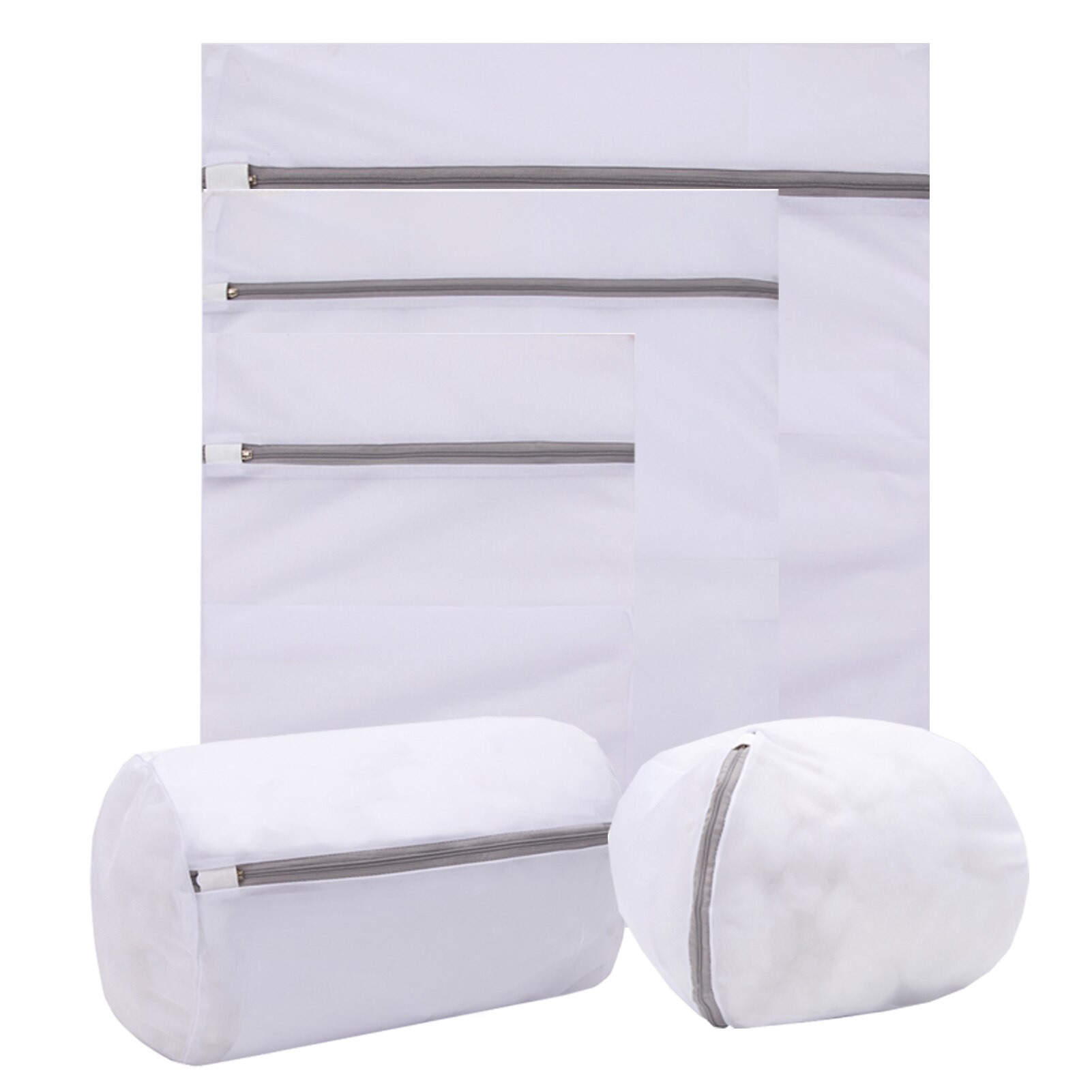 Wassen Waszak Kleding Zorg Bescherming Net, fijn Gaas Beha Tas Lingerie Netto Zak Wasmachine Polyester Wasserij Wassen Tassen: A- 5 PCS