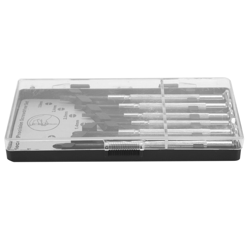 Bergeon 6899 Schroevendraaier, Ergonomisch, Roestvrij Staal En Delrin Kunststof Draaibare Achthoekige Kop Horlogemakersgereedschap Grootte 1 4 Mm Kleur Grijs 687966840