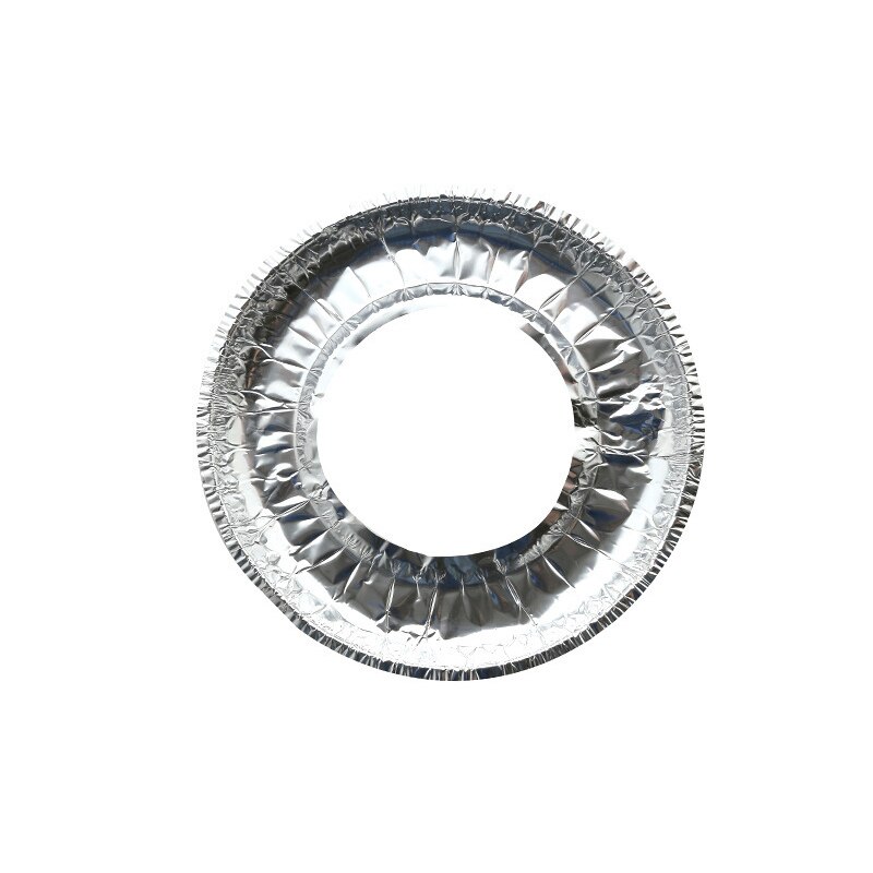 10 teile/los Küche Herde Brenner Abdeckung Dicken Gasherd Runde Protektoren Cooke Herde Schutz Aluminium Folie Papier