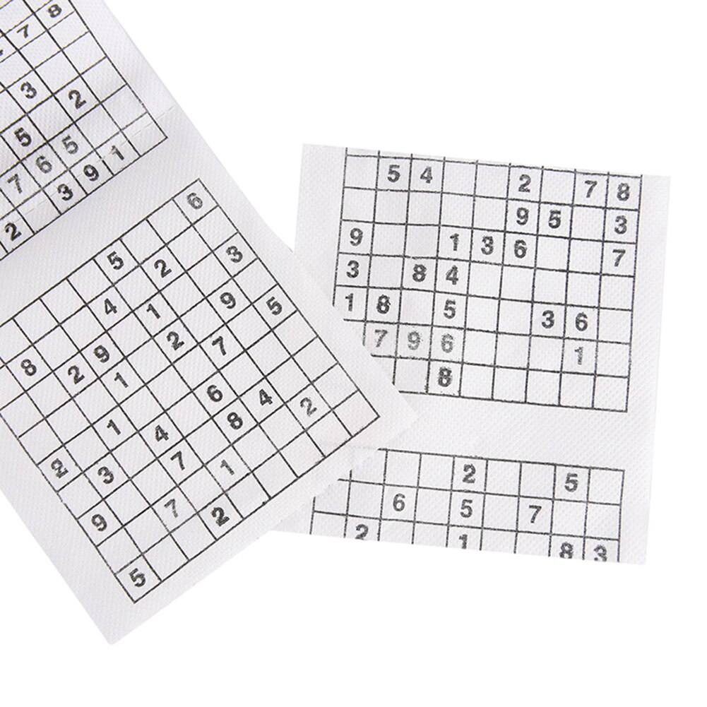 dauerhaft Sudoku Su Gedruckt Seidenpapier Wc Rollen Papier Gute Puzzle Spiel Neuheit 2 Lagen Lustige Wc Papier