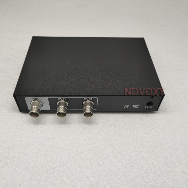 HD 1 In 2 Out AHD CVI TVI BNC Video Distributor Amplifier 1CH To 2CH Splitter For CCTV Security Camera DVR System