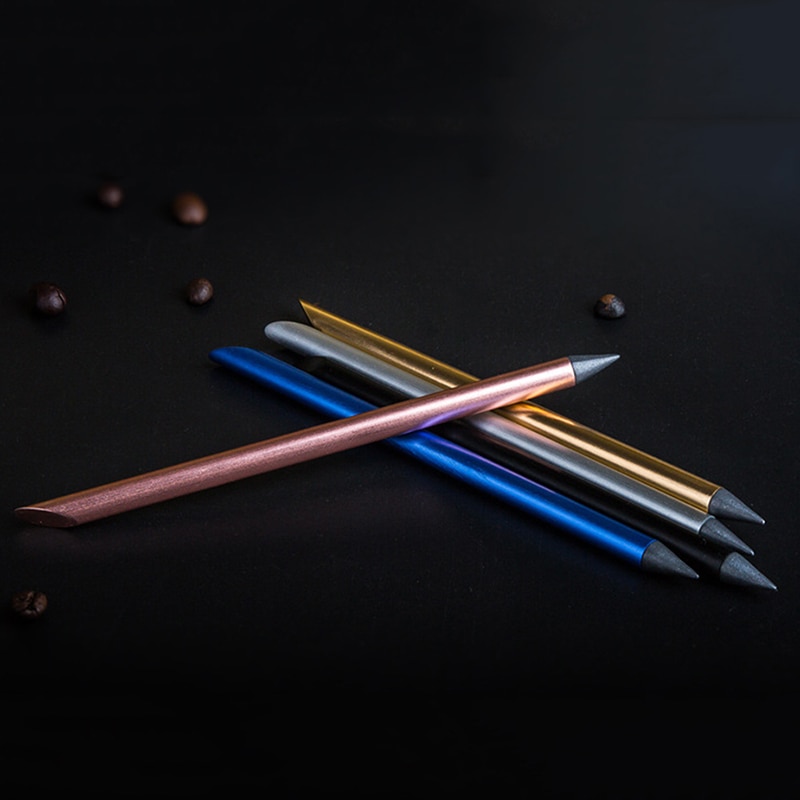 ¡Novedad! Pluma de Metal sin tinta, pluma de lujo para , bolígrafo sin tinta, bolígrafos Beta, papelería, oficina, escuela