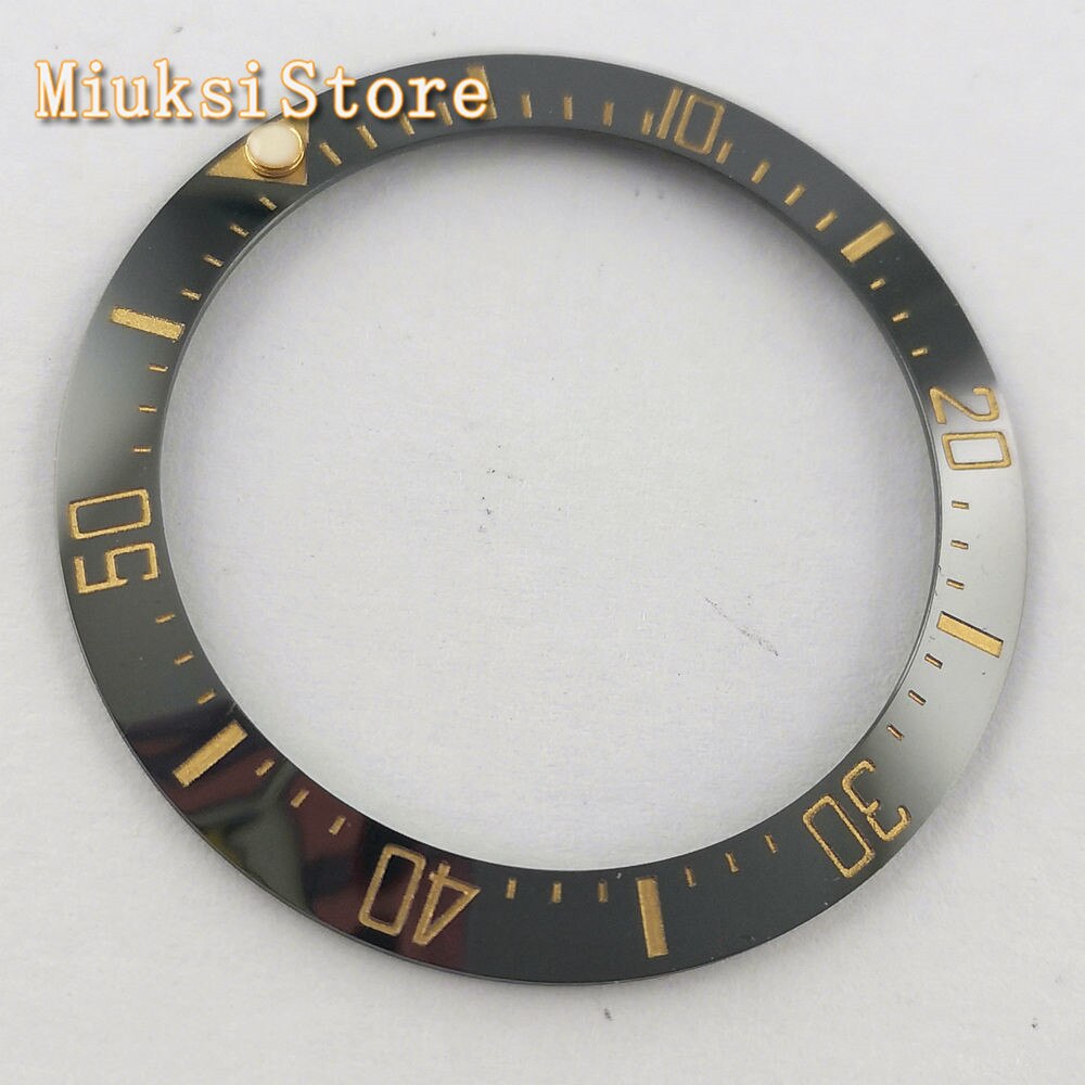 Bliger 40mm keramik lünette passen 43mm herren automatische uhr für automatische mechanische uhr lünette