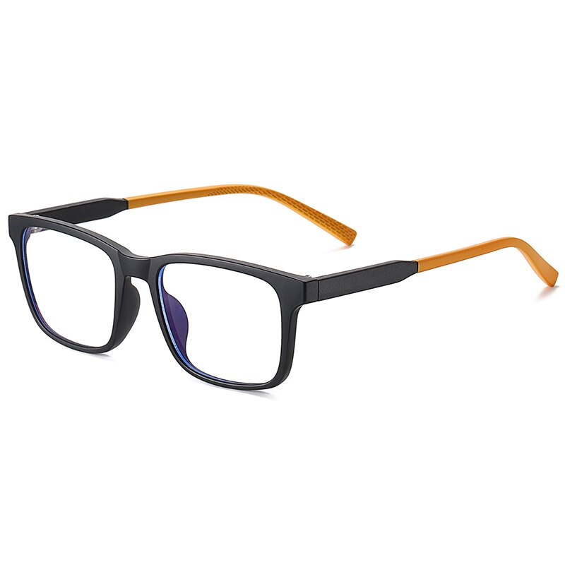 Children Glasses Frame TR90 Kids Glasses Blue Light Blocking Optical Frame Transparent Boy Girl Eyeglasse Filter Reduce Digital: 01 black