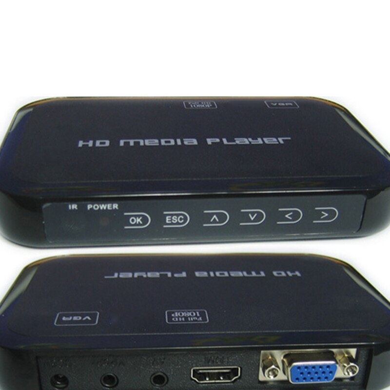 Mini Volle 1080P USB Externe Mit SD MMC U Disk Unterstützung Video Spieler IR Spieler M2EC