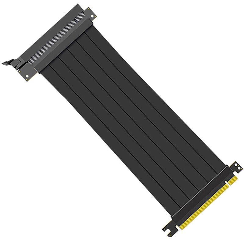 Full Speed 3.0 PCIE X16 Riser Cable Graphics Card Extension Cable PCI Express Riser Shielded Extender with antijam for GPU AXYB: B15cm