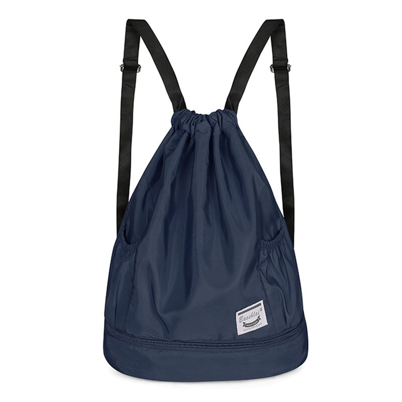 Waterdichte sporttas sporttas softback sportrugzakken dames heren sporttassen sportaccessoires tas voor sportschool fitness hardlopen: Bl