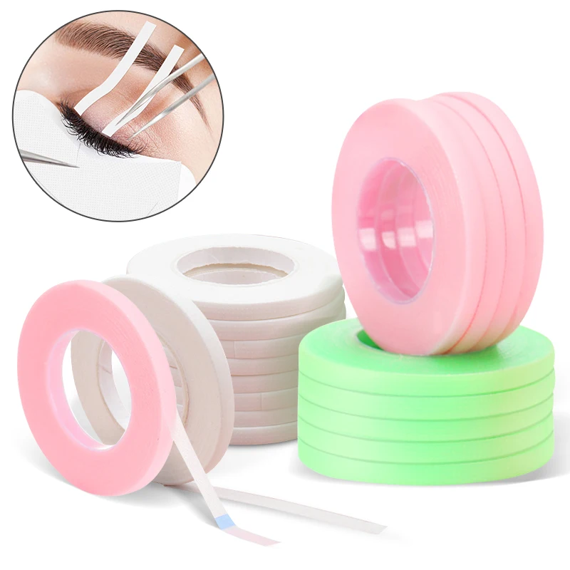 Cinta de microporos para maquillaje de pestañas, suministros de extensión de pestañas, accesorios, cinta de microporos para cilios, 5/10 piezas