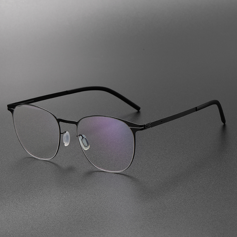 Monturas de gafas ovaladas de para hombres y mujeres, gafas ópticas ultraligeras sin tornillo, gafas graduadas para miopía, Alemania