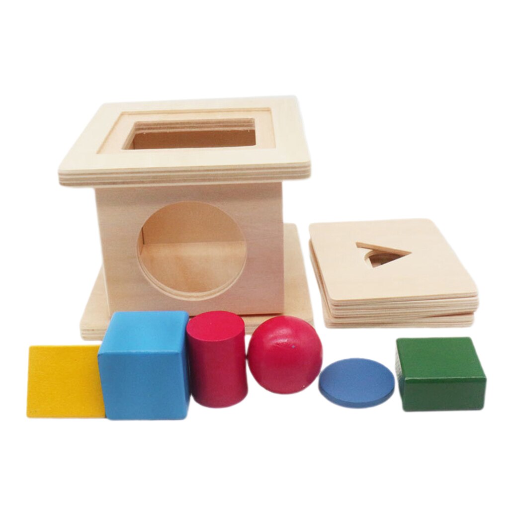 Boxed Vormige Matching Game Speelgoed 6 In 1 Vorm Sorter Kinderen Kleur Cognitieve Ontwikkeling Speelgoed