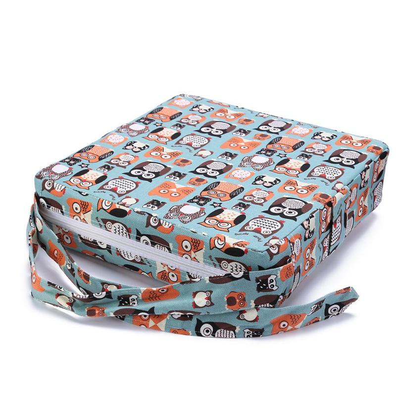 Kinderen Verhoogd Stoel Pad Baby Dineren Kussen Verstelbare Verwijderbare Kinderstoel Stoel Verhogingskussen Zitje Stoel voor Baby Care: Sky Blue 32x8cm