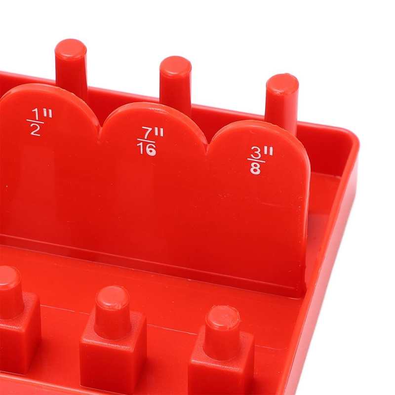 3pcs Socket Organizer Tray Set Socket Storage Multifunction Socket Storage Tool for Auto Car Repair Toolbox