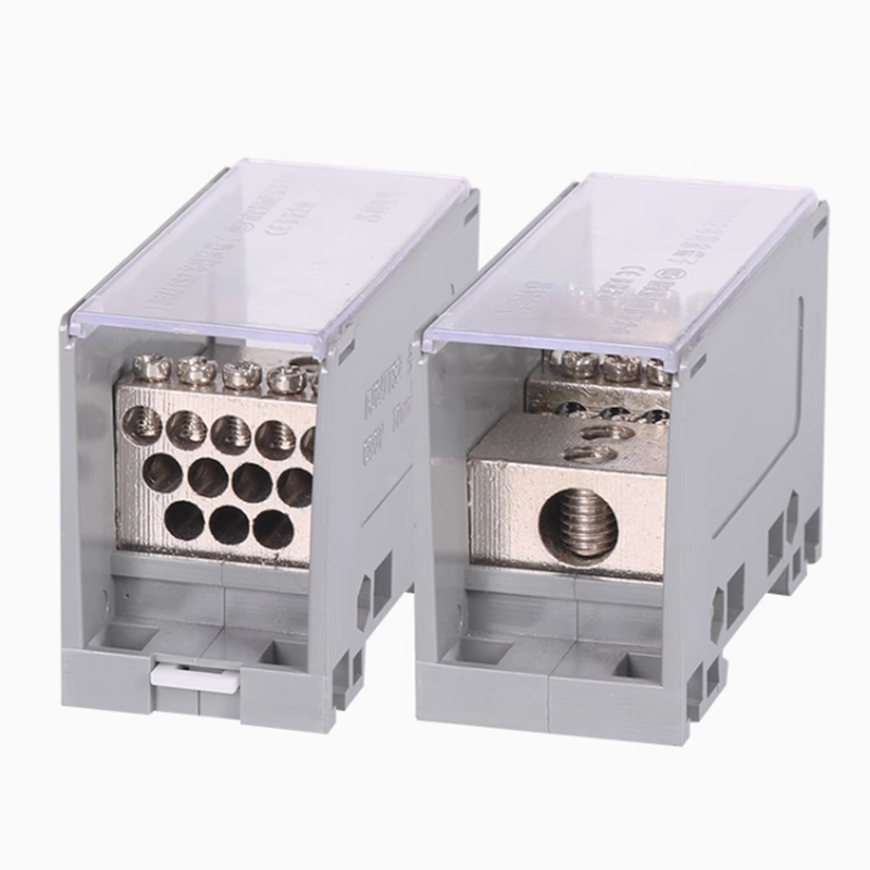 Fj6/ jts 2- skinne koblingsboks med flerbruksledning ,1 in parallell koblingsblokk for flere utganger til luftbryterboks