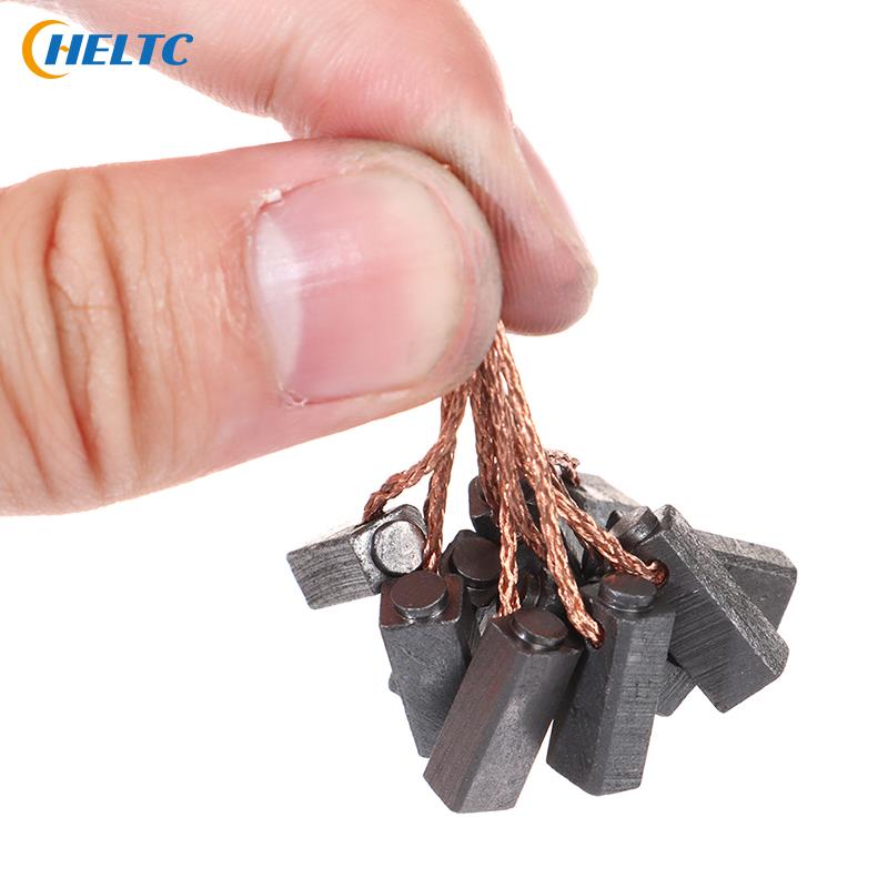 10psc Graphite Carbon Brush 5*6*14mm DC Motor Carbon Brush Graphite Carbon Brush