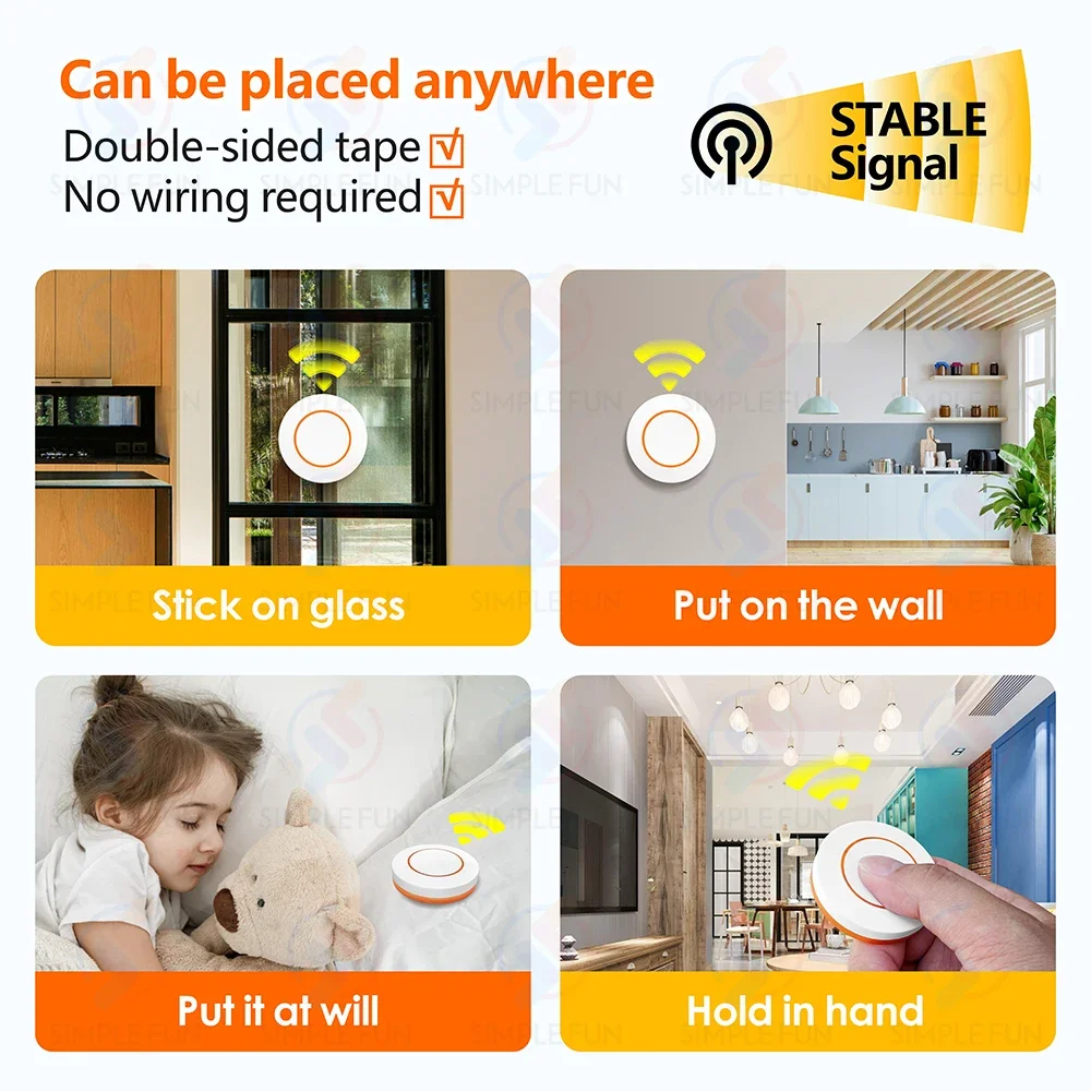 Spina per telecomando senza fili EU FR 433 Mhz 16A 220 V Presa intelligente RF mini telecomando rotondo, presa elettrica per elettrodomestici in poi/spento