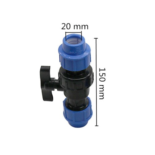 DN20 DN25 DN32 Pipe PE Valve Connector Inner Diameter 20mm/25mm/32mm Tube Water Control Switch Garden Irrigation Adapters: DN20