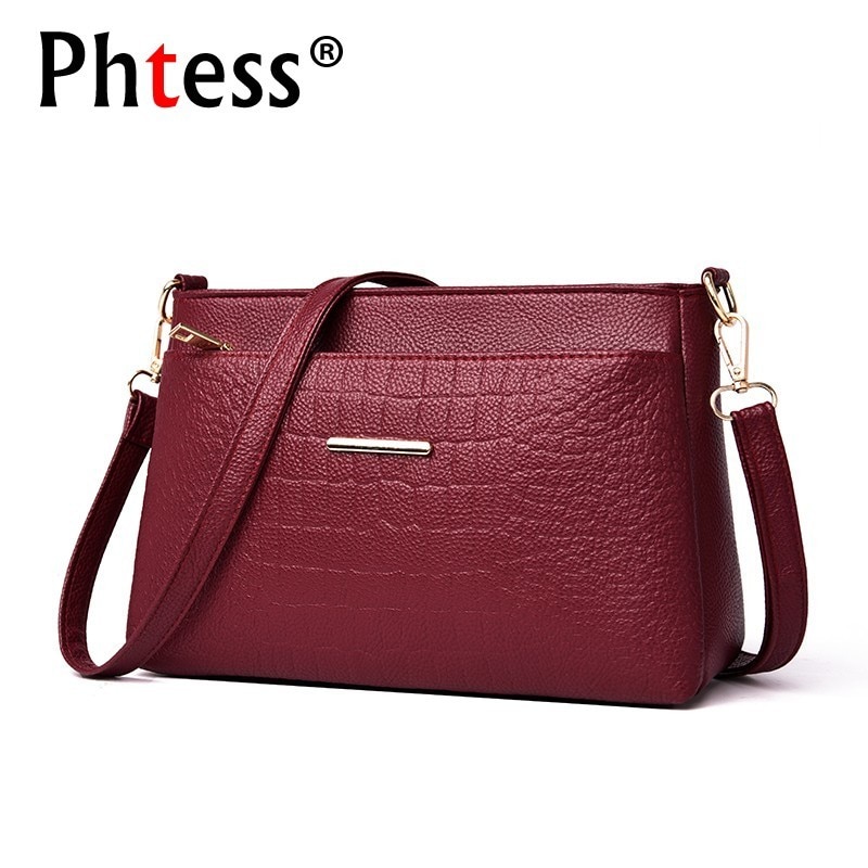 2019 Mulheres Messenger Sacos Sac A Principal bolsa de Couro Bolsa de Ombro Fêmea Do Vintage Sacos Crossbody Para Mulheres Bolsas De Grife De Luxo Novo