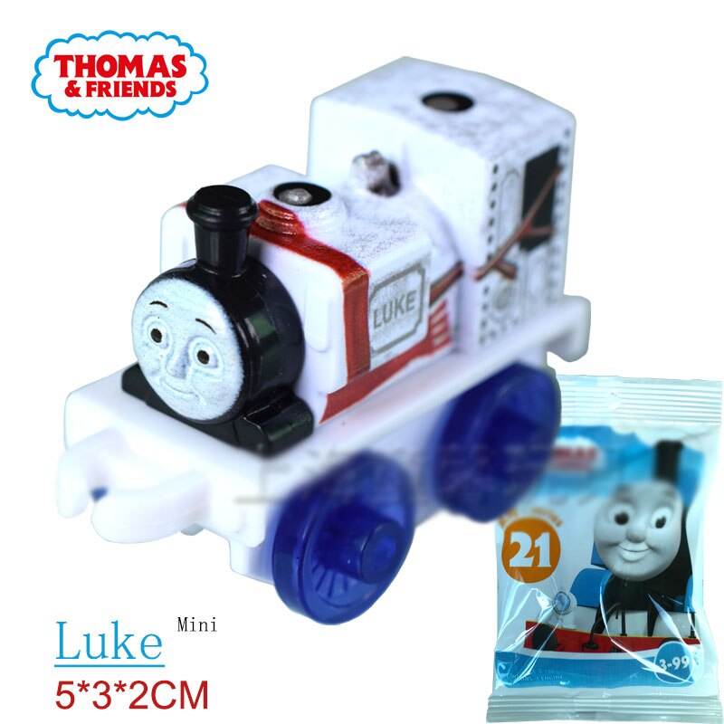 Thomas and Friends Mini Trains FCC92 Music Galaxy Ice&amp;snow Classic Series Unpacked Blind Box Optional Trains Children Toy: Ice Snow Luke