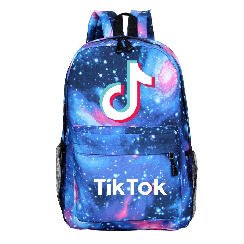 Tik Tok-mochila para hombre y mujer, bandolera de Color liso para adolescentes, Mochilas escolares para chicas, Mochilas de estilo Preppy: Púrpura