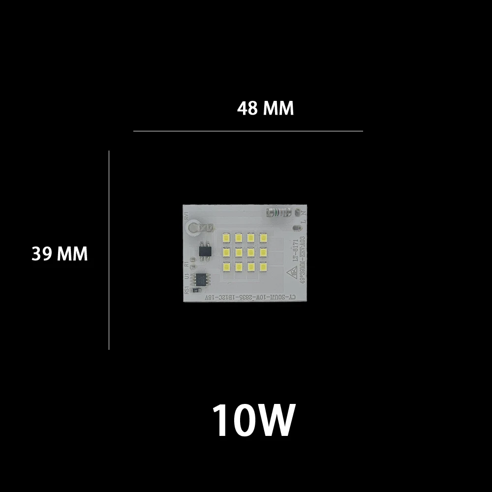 ledet-brikkematrise smd 2835 høy lumen 220v ledet kolbe 10w 20w 30w 50w til belysningstilbehør søkelyset flomlyspære lyskilde: Militærgrønn / 40w