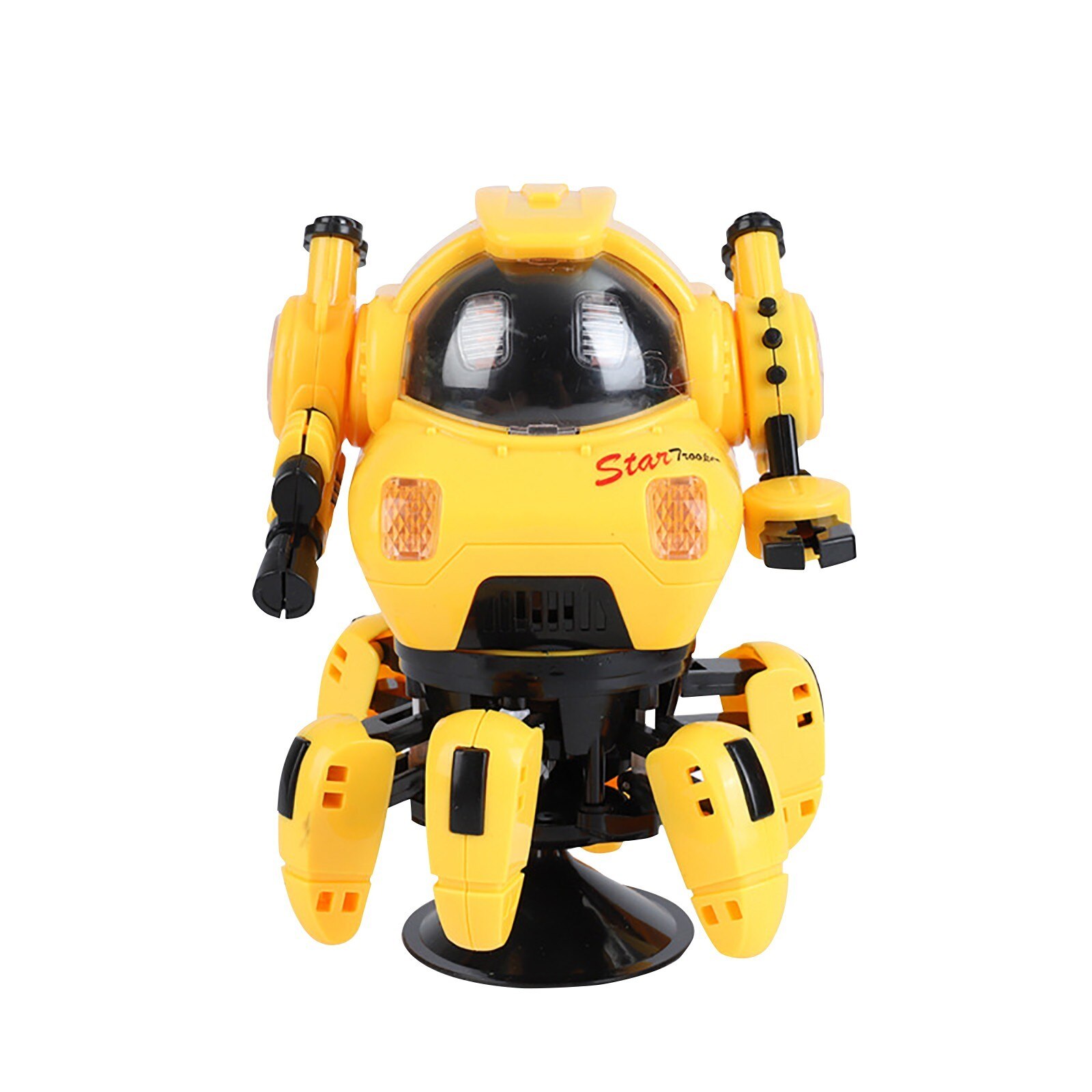 Mini Elektronische Speelgoed Hyun Dansen Robot Smart Action Wandelen Elektronische Met Zwaailichten Muziek Speelgoed Cadeau Voor Kind: C