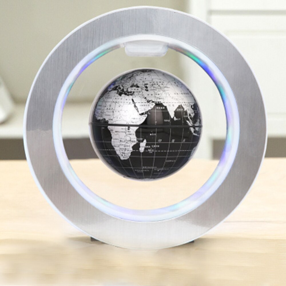4'' Geography World Globe Magnetic Floating globe LED Levitating Rotating Tellurion World map school office supply Home decor
