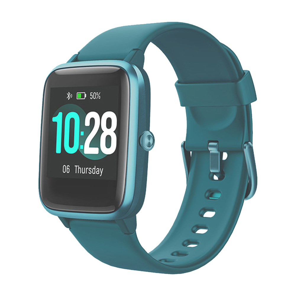 Women Men Wristband Alarm Sports Fitness Tracker Call Reminder Smart Watch IP68 Waterproof 1.3&quot; TouchScreen Heart Rate Monitor: green