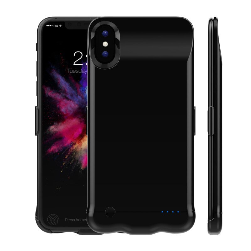 5200mAh For iphone XS MAX High Capacity Battery Case For iphone XR X Battery Case Backup Battery Charger Case Cover Power Bank