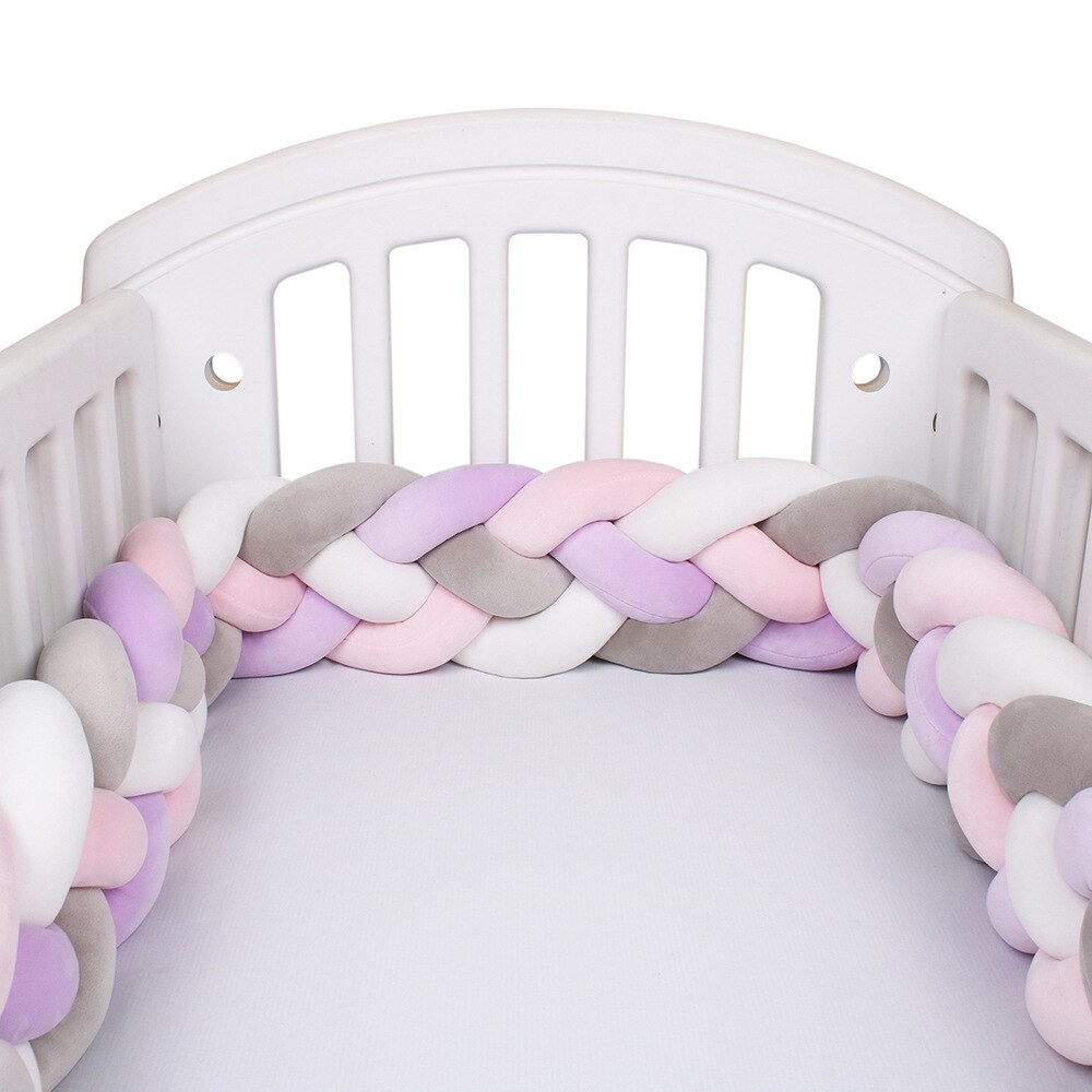 220CM nordisch Babybett flechten Stoßstange Art Zimmer Baby Bett umgeben Seite Beschützer freundlicher Schlafzimmer Dekoration Tour De zündete bebe Tresse: 17-220CM