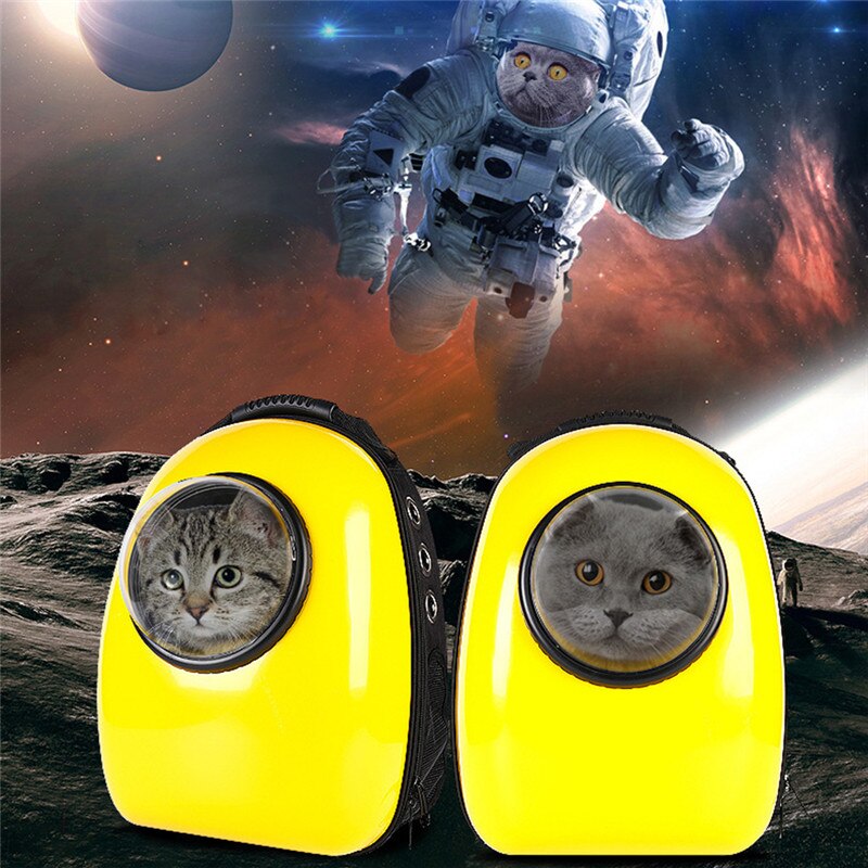 Draagbare reistas voor huisdieren, rugzak, ruimtecapsule, waterdichte handtas, rugzak voor kat en kleine hond, ruimtetas voor huisdieren