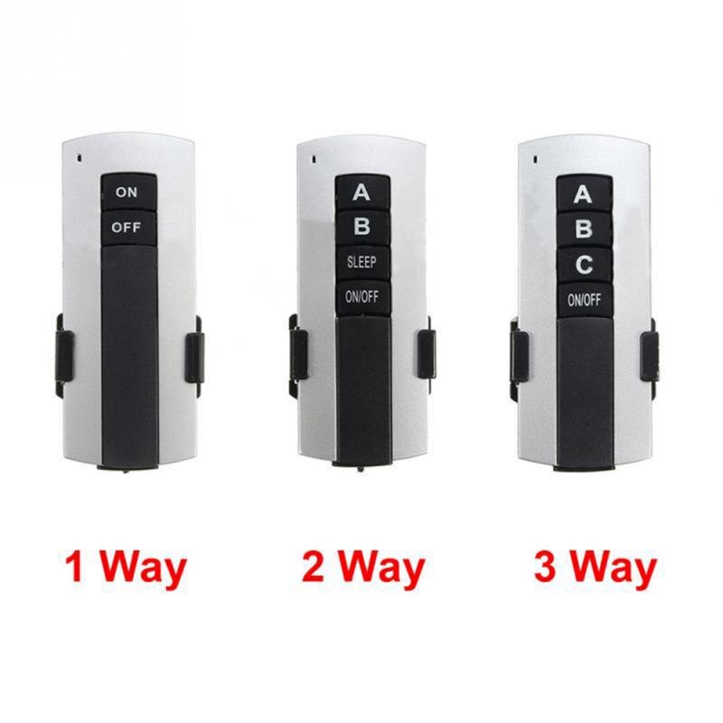 1/2/3 Ways ON/OFF AC Wireless Receiver Lamp Light Remote Control Switch 200V-240V Smart Wireless Switch