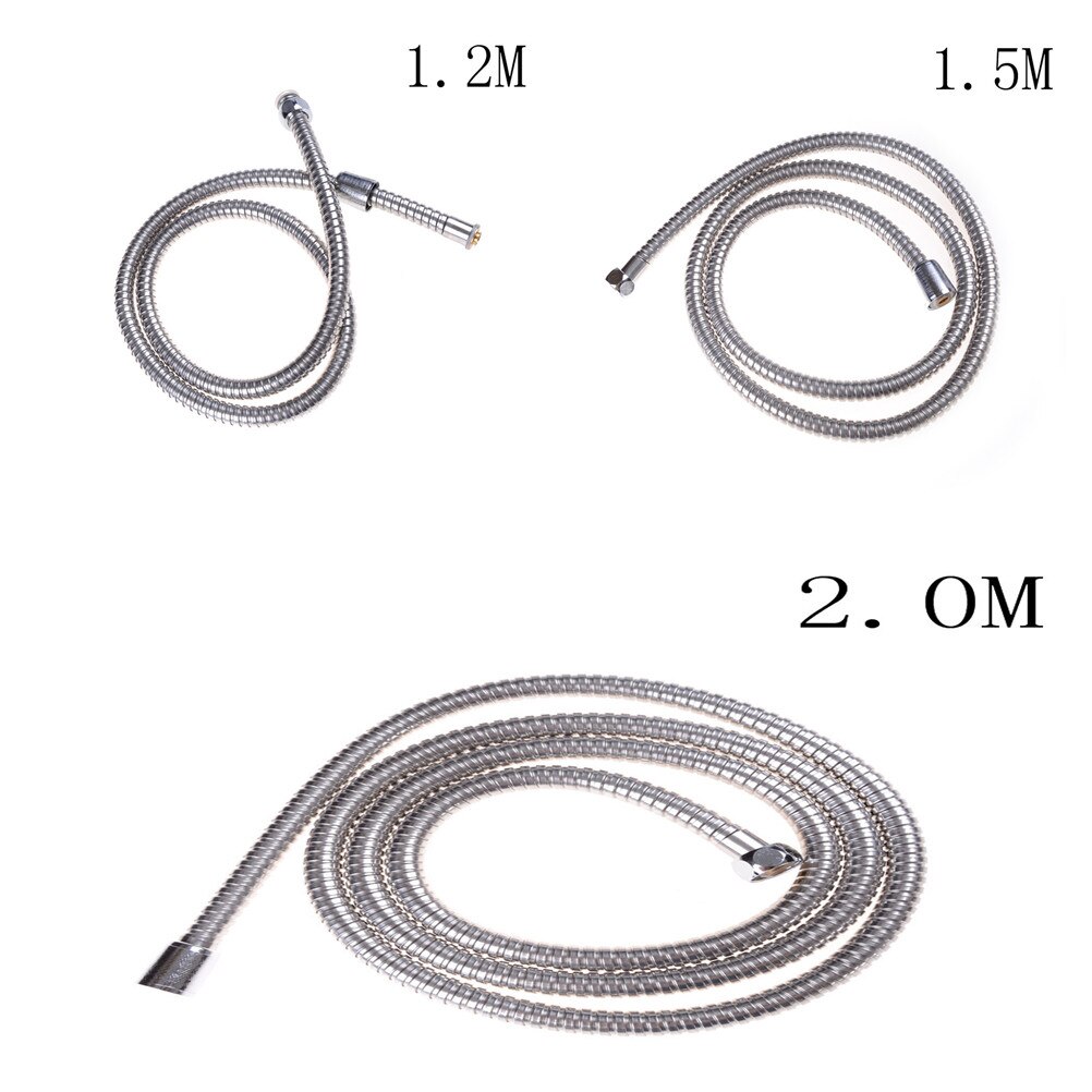 Shower Hose 1.2M/1.5M Shower Head Hose Handheld Stainless Steel Bathroom Flexible Tube Bathroom Fixture