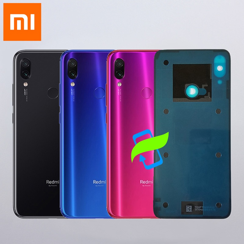 Xiaomi Redmi Note 7 / Note 7 Pro Back Battery Cover Back Housing Glass Cover Case For Redmi Note 7 Rear Door Cover