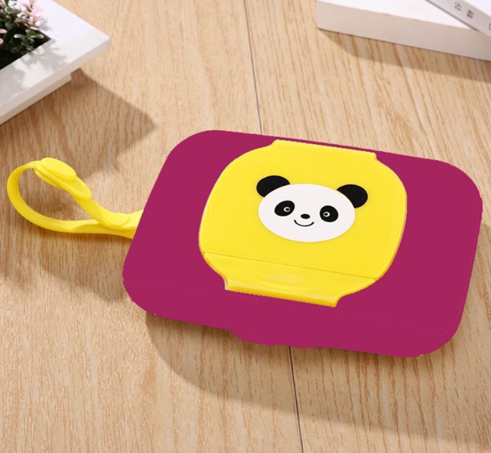 Portable Dry Wet Tissue Paper Case Care Baby Wipes Napkin Storage Box Holder Container: D