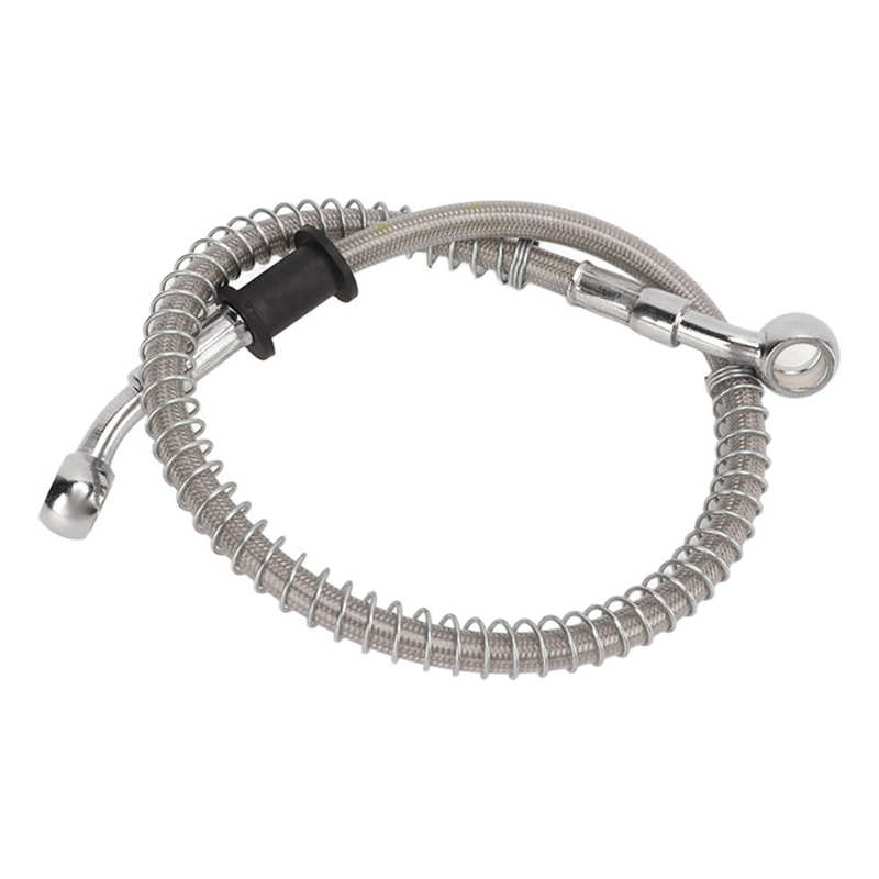 Universal Motorcycle Brake Hose Steel+PVC Safe Motorcycles Brakes Pipe Thermal Insulation 50cm for Motorbikes