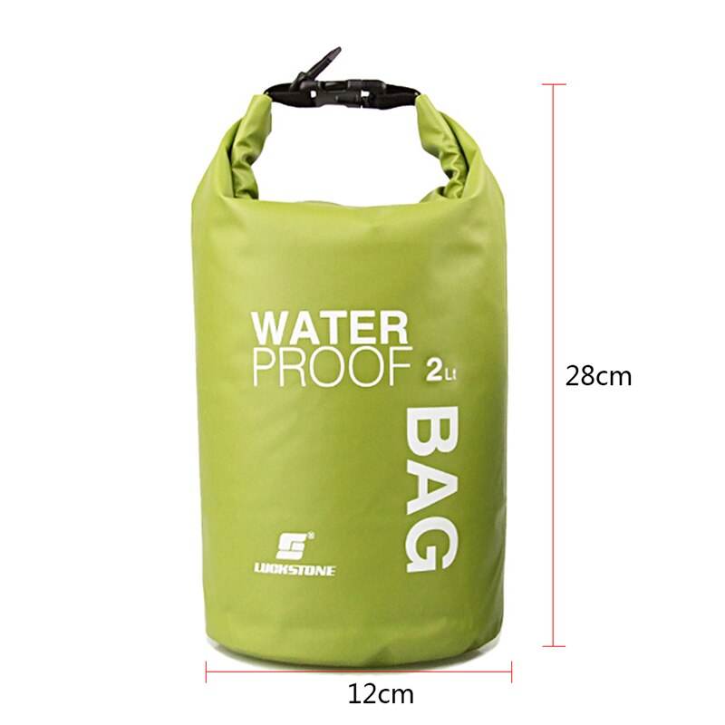 waterproof box 2L Camping hiking PVC waterbag waterproof bag Outdoor Traveling Ultralight Rafting Bag Camping Dry Bags