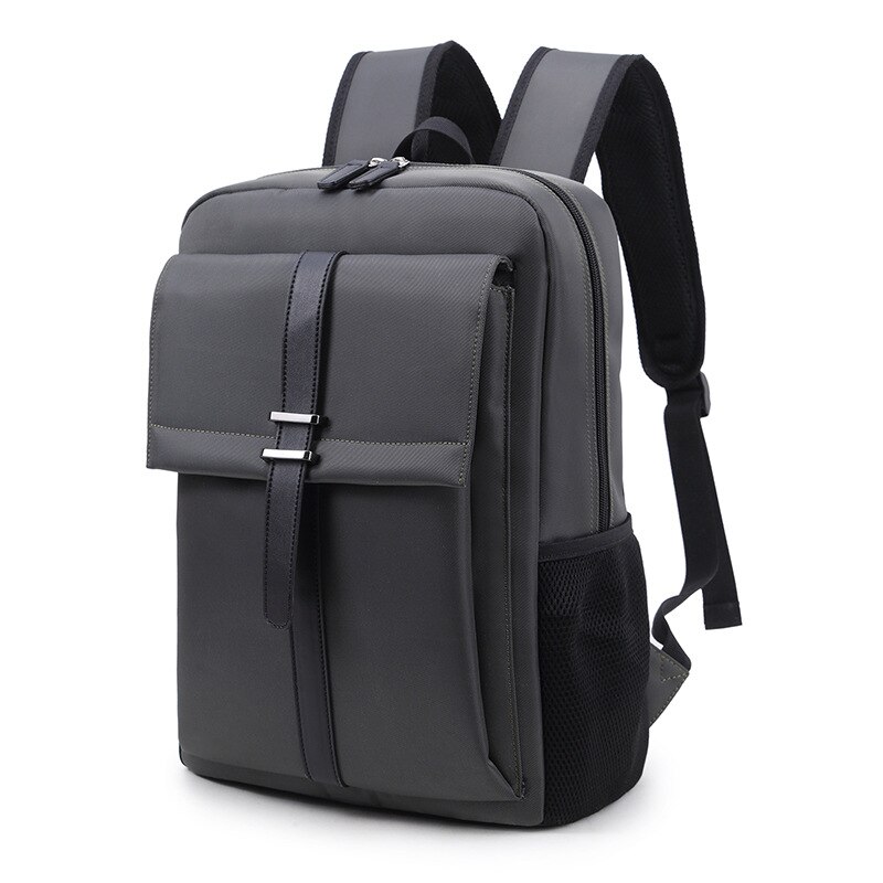 Brand Business Waterproof Backpack Unisex School Bag Men Backpacks Women Large Capacity Student Laptop Backpack Travel Bag: gray