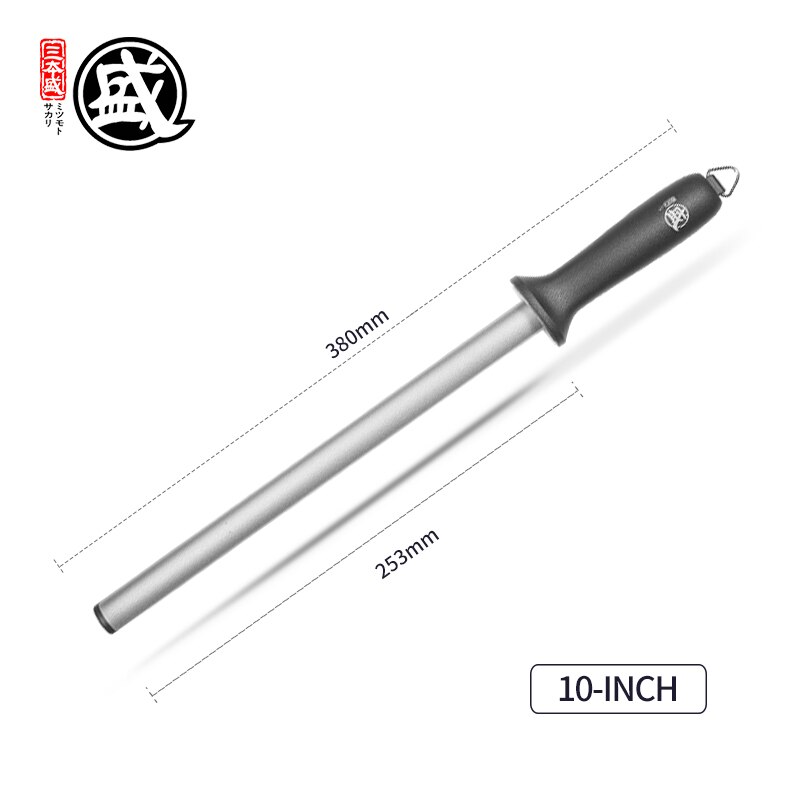 Mitsumoto sakari japansk 10- tum  or 12- tum skärpning diamant diamant nanokristaller stångknivslipare med låda: 10- tum
