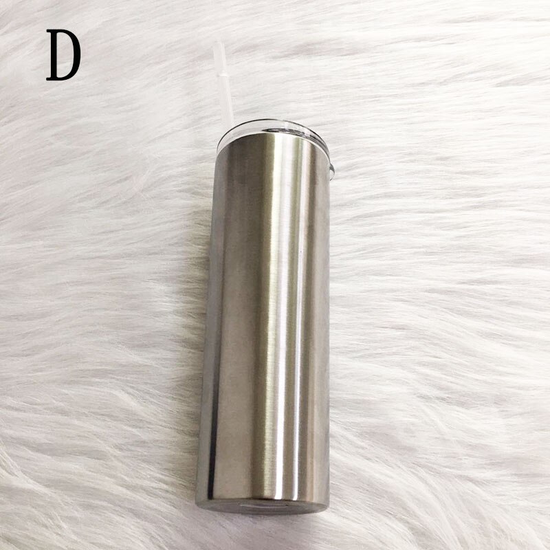 20 unzen Dünne Trinkgläser Edelstahl Wein Becher Mit Strohhalme Deckel Doppel Zauberstab Vakuum Isolierte Flasche Kaffee Milch Tassen13 Farben: D