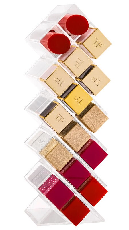 Makeup Organizer Storage Box with Lid Perfume Lipstick Display Shelf Acrylic Carrying Container Cosmetic Case High Capacity: ST-114 A