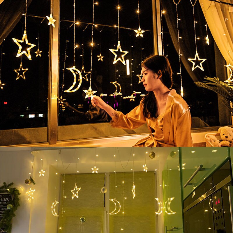 Kerstverlichting Ramadan Decoraties Ster Garland G... Grandado