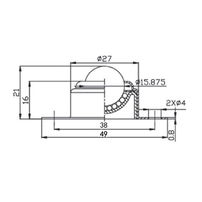 8 Pieces Flange Mount 5/8" Ball Transfer Bearing Unit Conveyor Roller Wheel Steel Ball