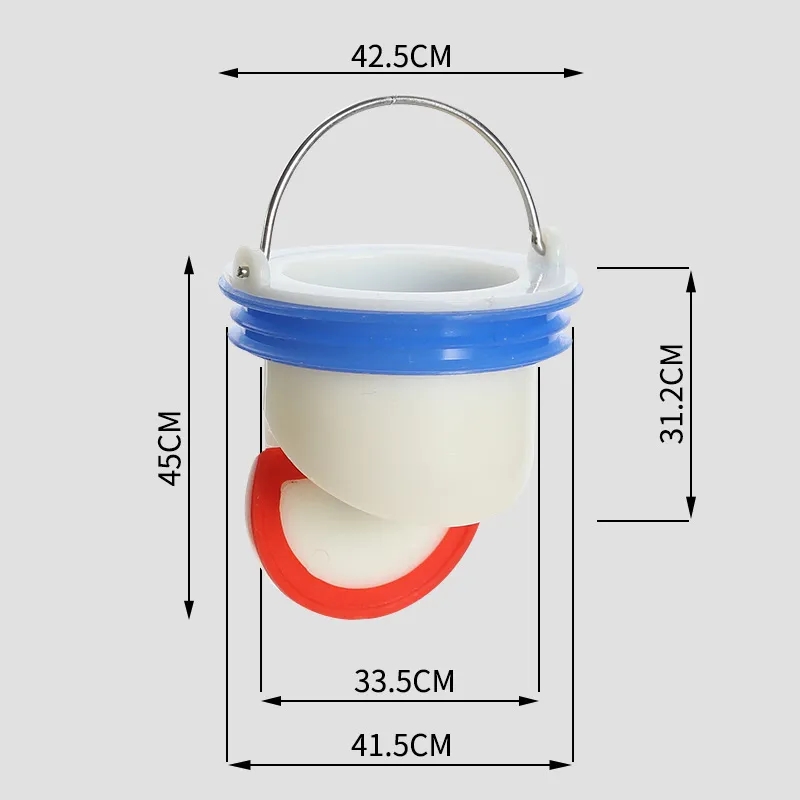 Siphon de sol de douche anti-odeur, couvercle de vidange, bain d'égout, prise de crépine, attrape-cheveux, accessoires de cuisine, HOAccessrespiration: WHITE