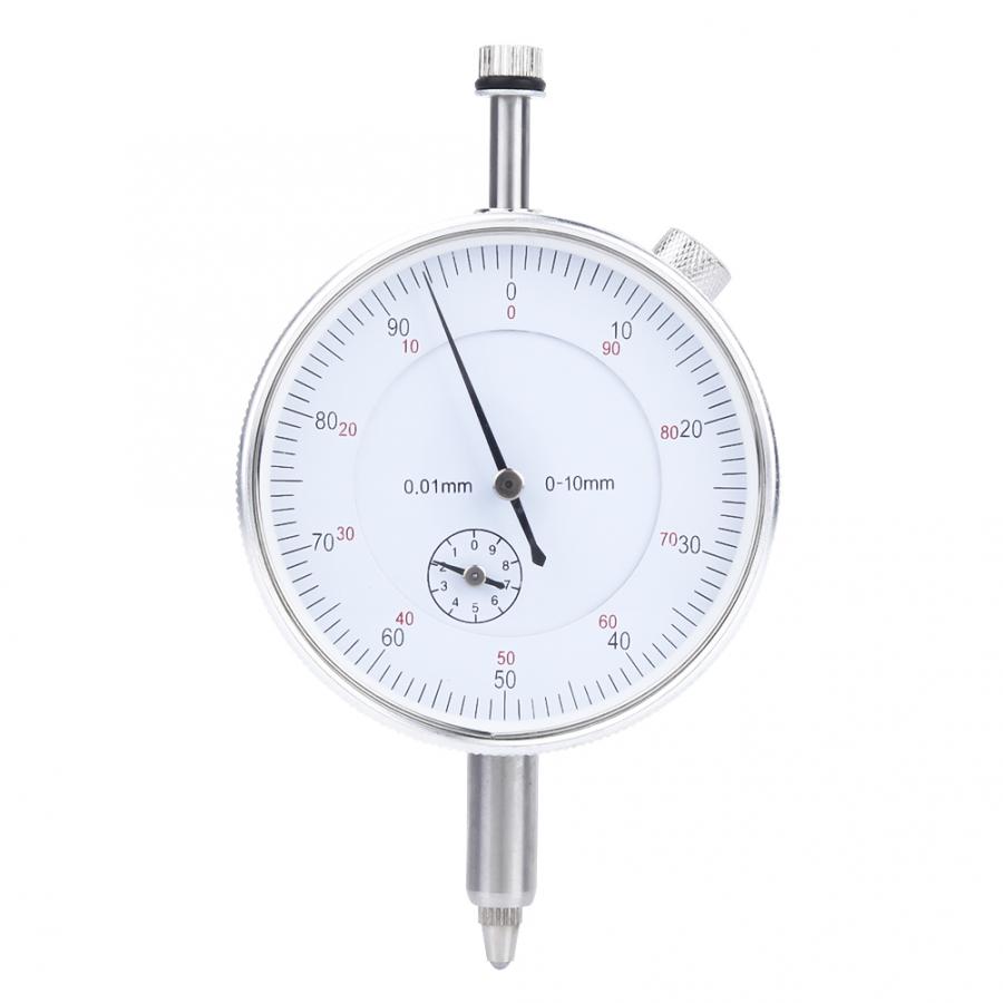 High Accuracy 0.01mm Dial Indicator Gauge 0-10mm Mechanical Dial Scale Gauge Measuring Tool