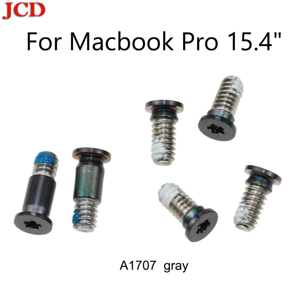 JCD Laptop Bottom Case Screw For Macbook Pro Retina A1278 A1286 A1297 A1398 A1425 A1502 MC975 MC976 MD212 set screw A1706 A1534: black