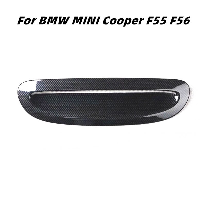 Voor Bmw Mini Cooper F55 F56 F57 Motorkap Luchtinlaat Trim Strip Carbon Fiber Stijl Auto Kap Verfraaiing Accessoires roze
