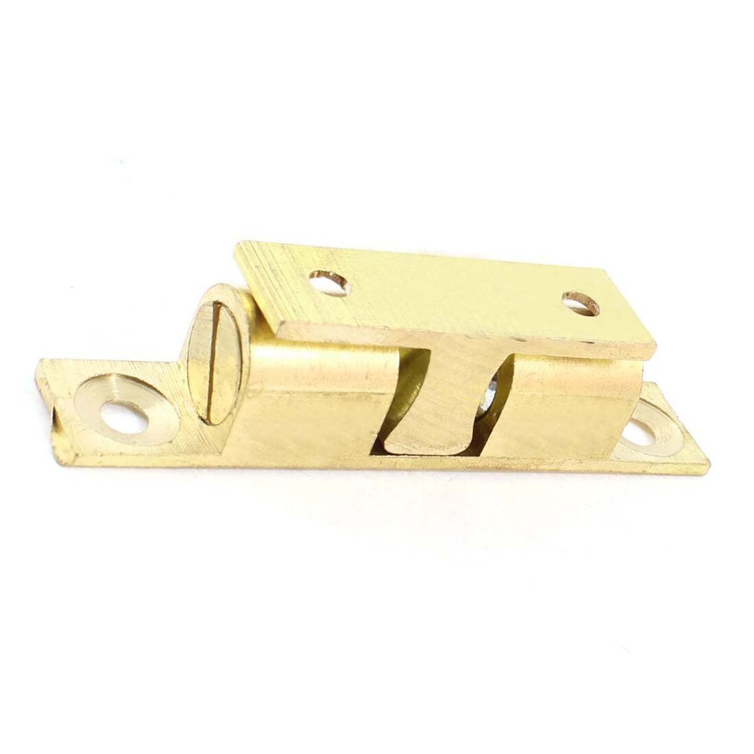 Cupboard Drawer Brass Double Ball Catch 70mm Door Latch