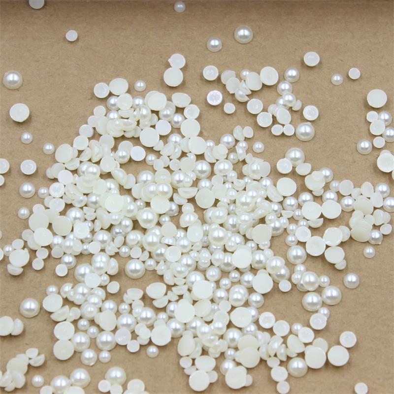 KSCRAFT Mixed Sizes ABS immitation pearls decoration for Scrapbooking Paper Crafts Card Making
