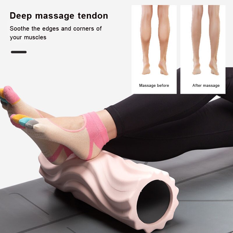 33cm 45cm skum skaft stovepipe rulle mace yoga kolonne yoga fitness massage yoga foam roller muskel relaxer